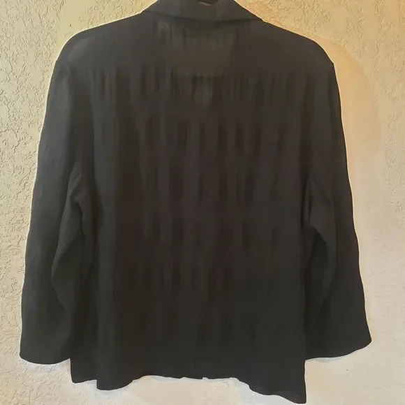 Selene Sport Semi-sheer Shirt Jacket Size Large - Picture 6 of 10